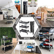 Folding Service Cart