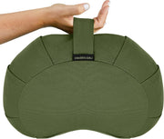 Crescent Meditation Cushion with Buckwheat Hull Fill