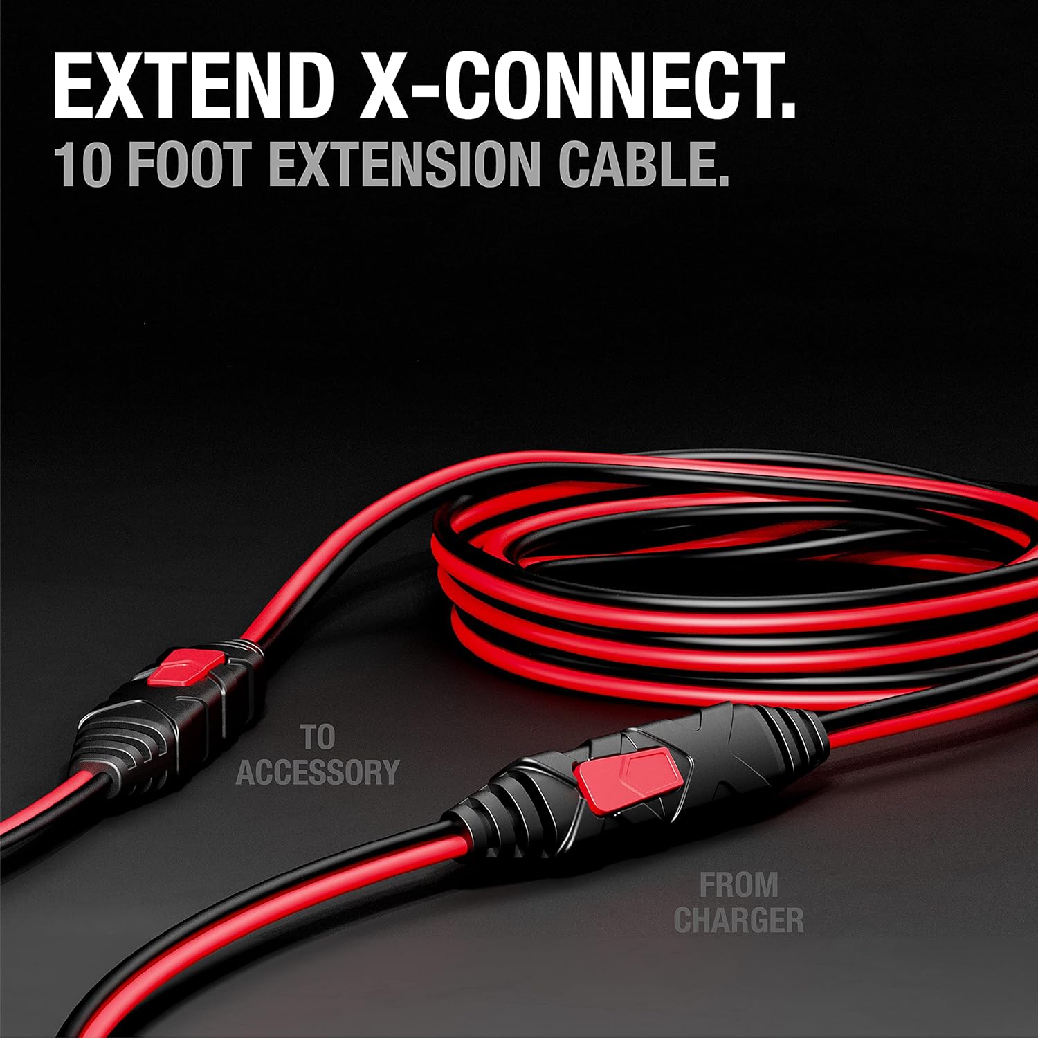 10-Foot Smart Battery Charger Extension Cable