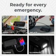 HALO Bolt Air 58830 Portable Jump Starter & Air Compressor