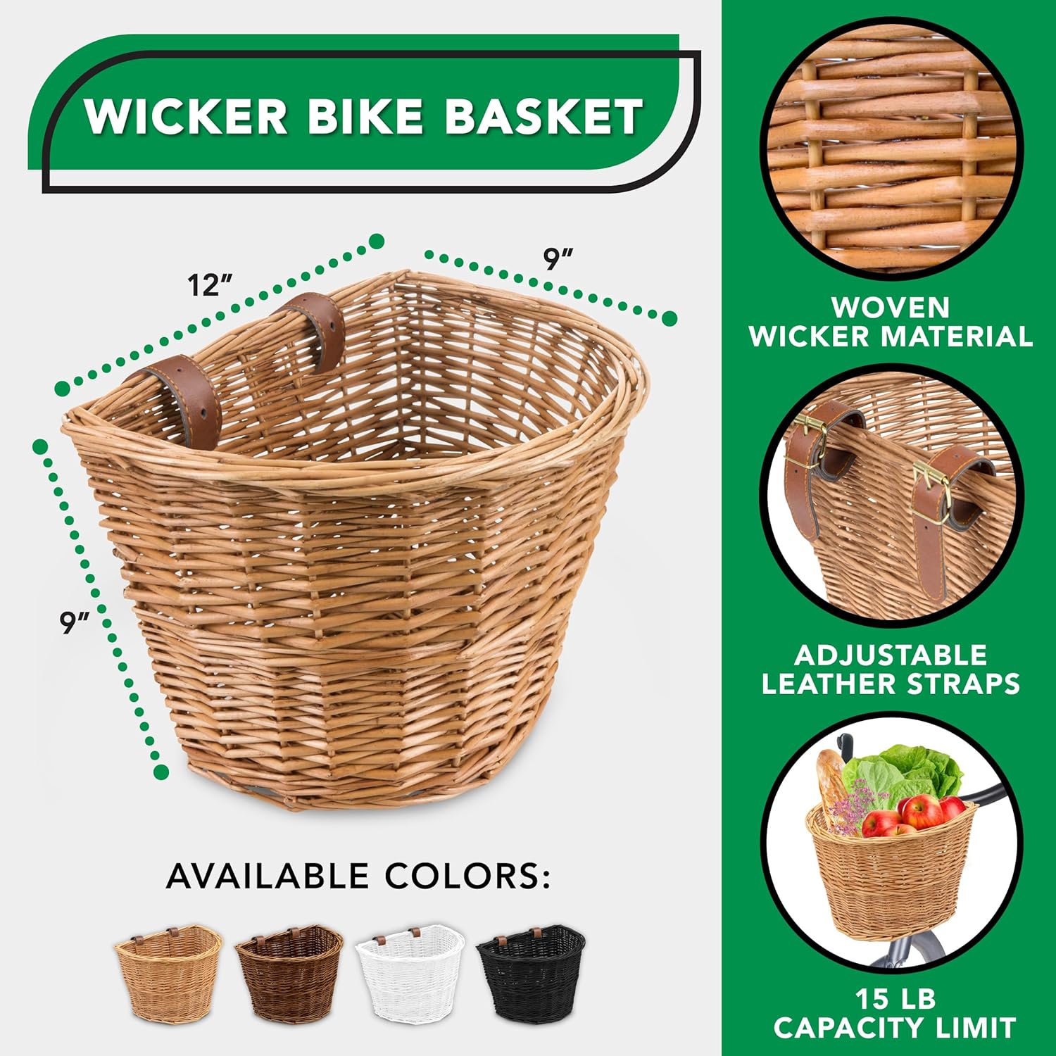 Detachable Bicycle Front Basket