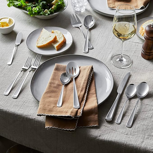 45-Piece Stainless Steel Flatware Set