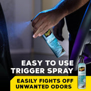 Meguiar’s Air Re-Fresher Odor Fighting Spray – New Car Scent, 8 Oz