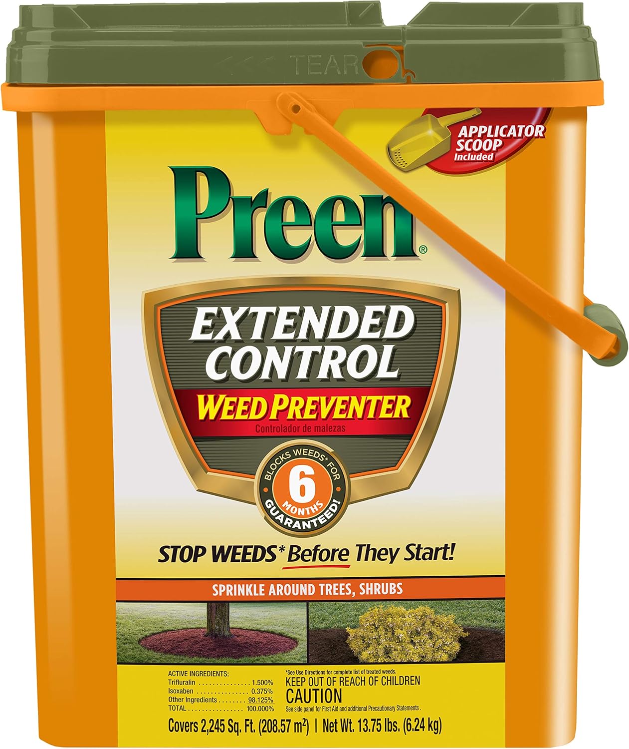 Extended Weed Preventer