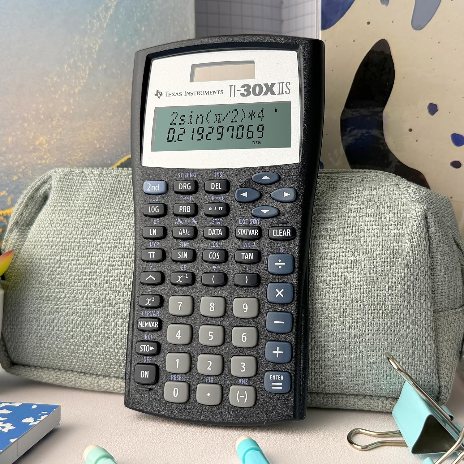 TI-30XIIS Scientific Calculator, Two-Line Display