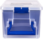Clear Fishing Tackle & Soft Bait Organizer