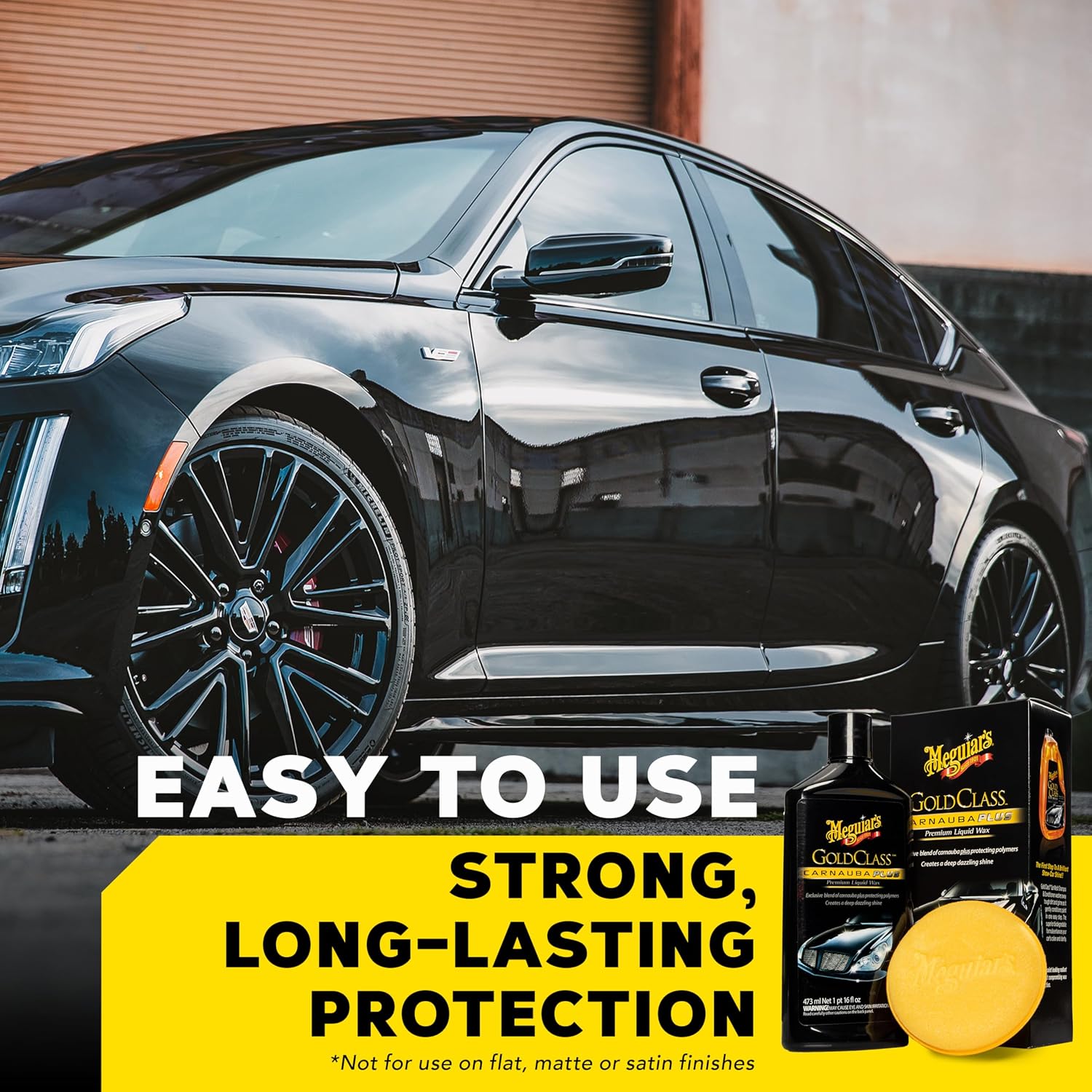 Premium Carnauba Liquid Car Wax Kit – 16 oz