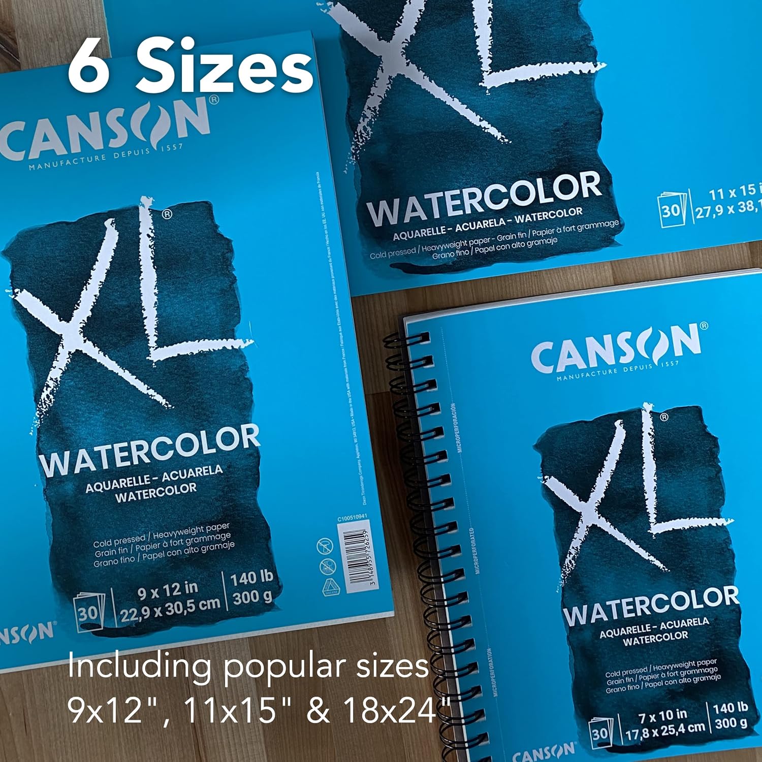 Heavyweight Watercolor Paper Pad – 9 x 12, 30 Sheets