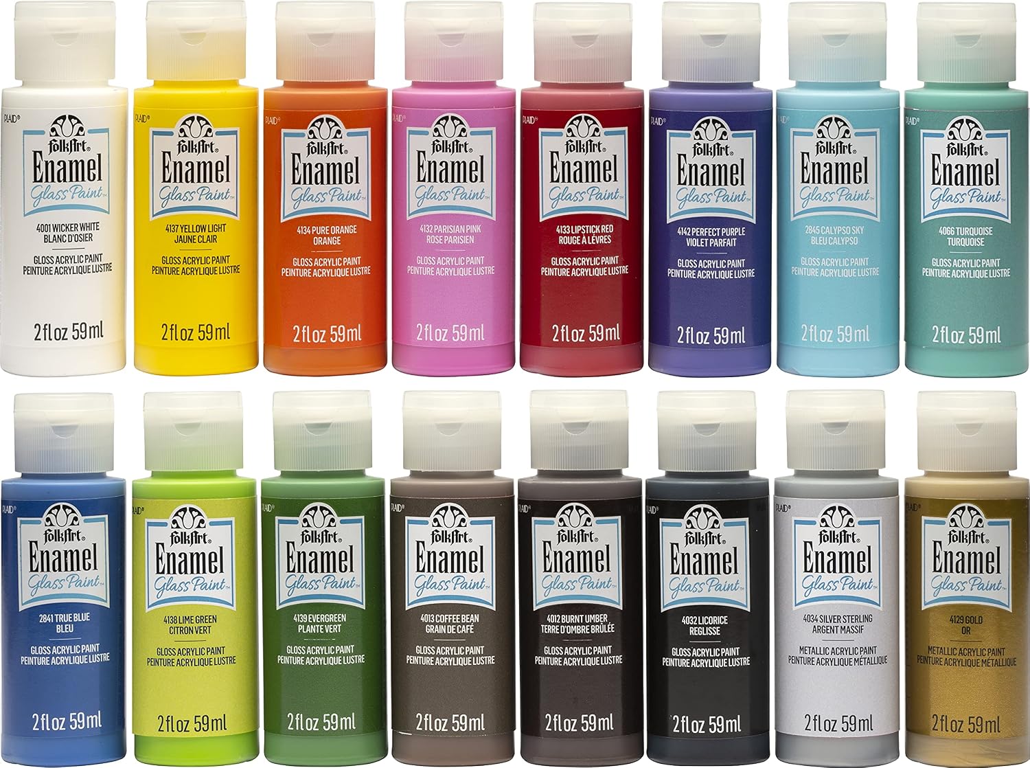 Gloss Acrylic Enamel Paint Set