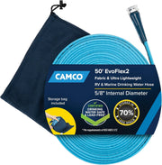 50-ft Lightweight RV Drinking Water Hose – Fabric Reinforced