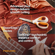 8-Inch Heavy-Duty Razor-Edge Fabric Shears