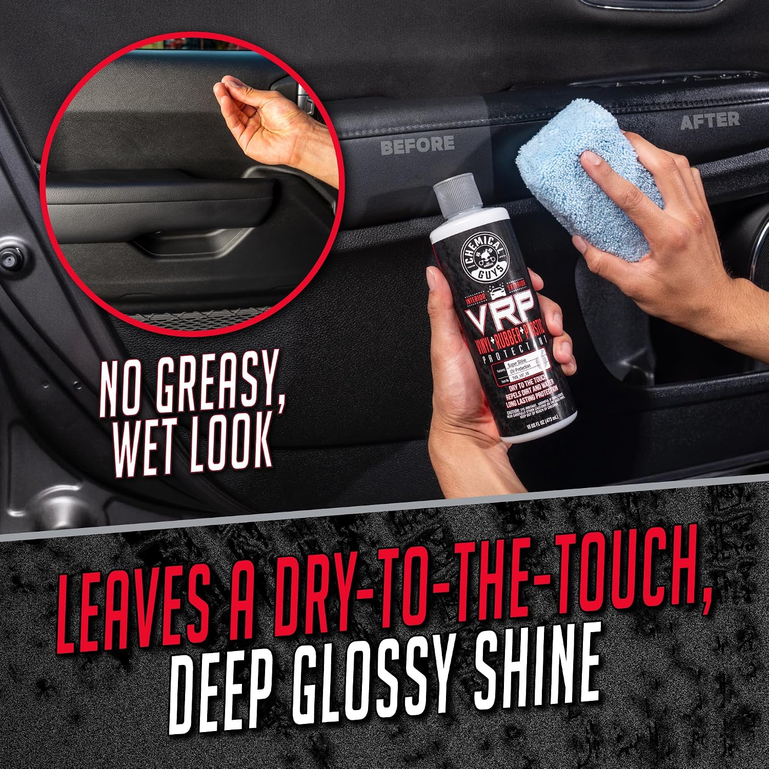 Chemical Guys VRP Vinyl, Rubber & Plastic Dressing – 16 Oz