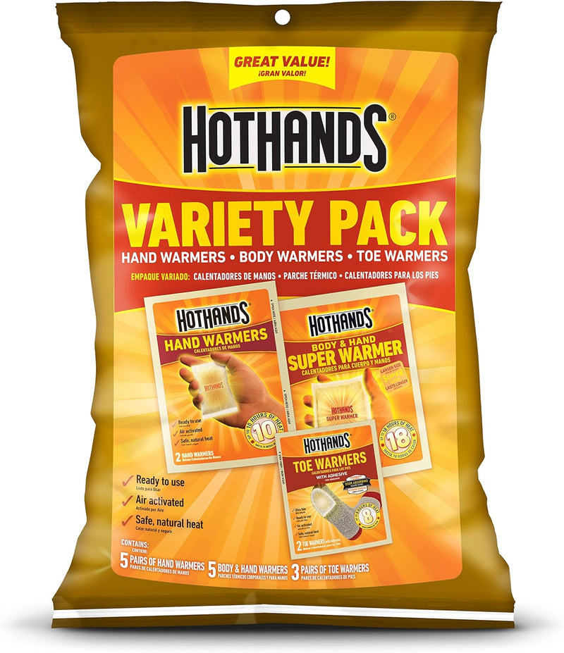 Toe, Hand & Body Warmer Variety Pack