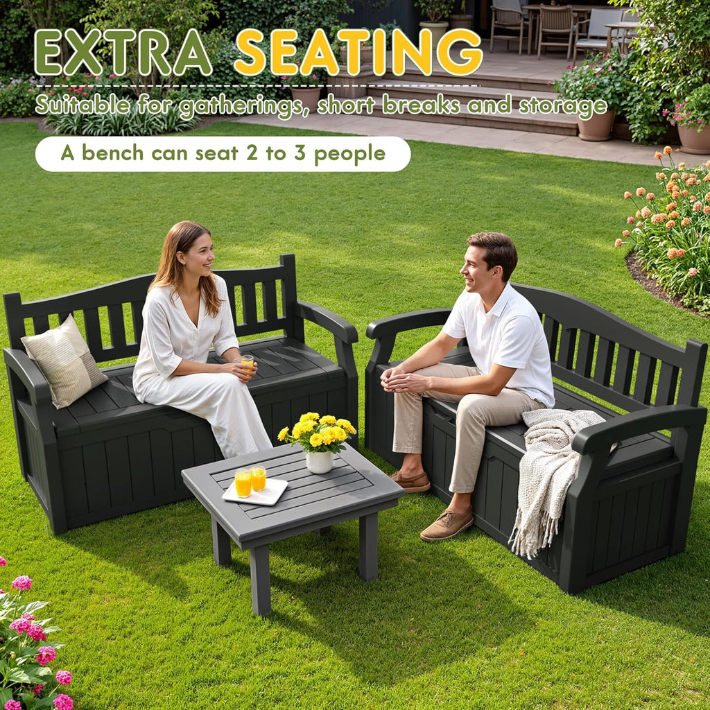 80 Gallon Storage Bench Seat