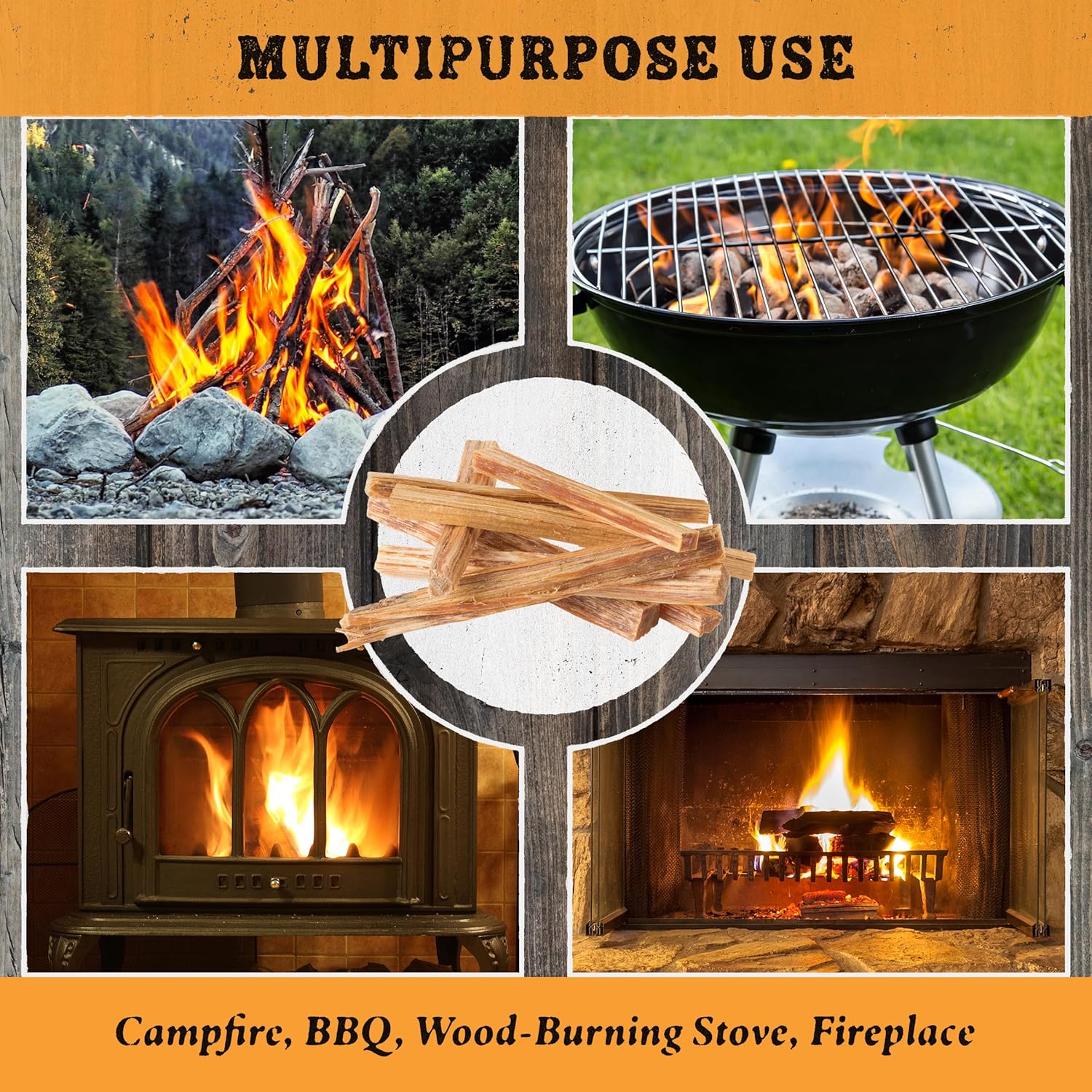 All-Natural Fatwood Fire Starter Sticks