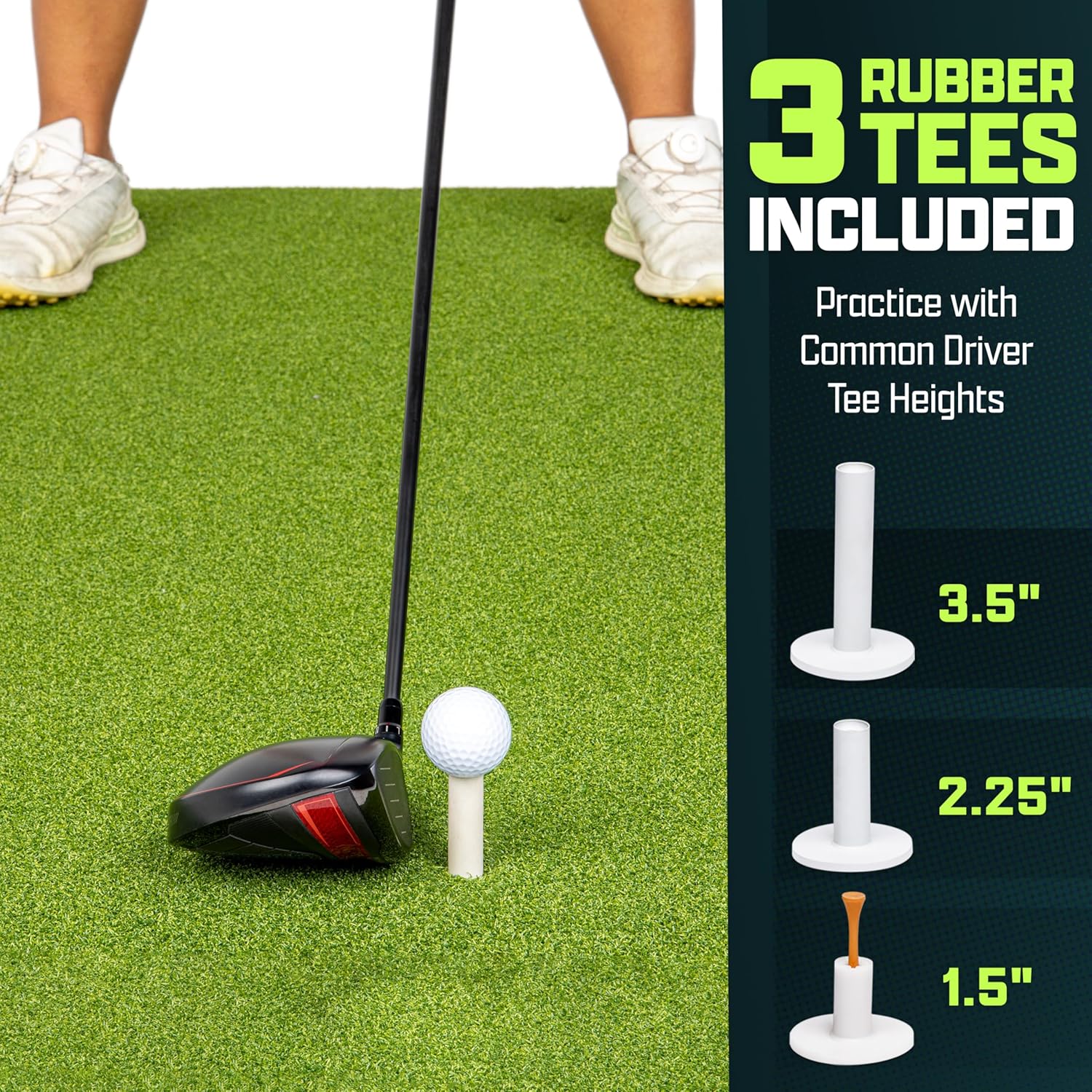 Heavy-Duty Golf Hitting Practice Mat
