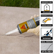 Crack Flex Self-Leveling Sealant, Gray