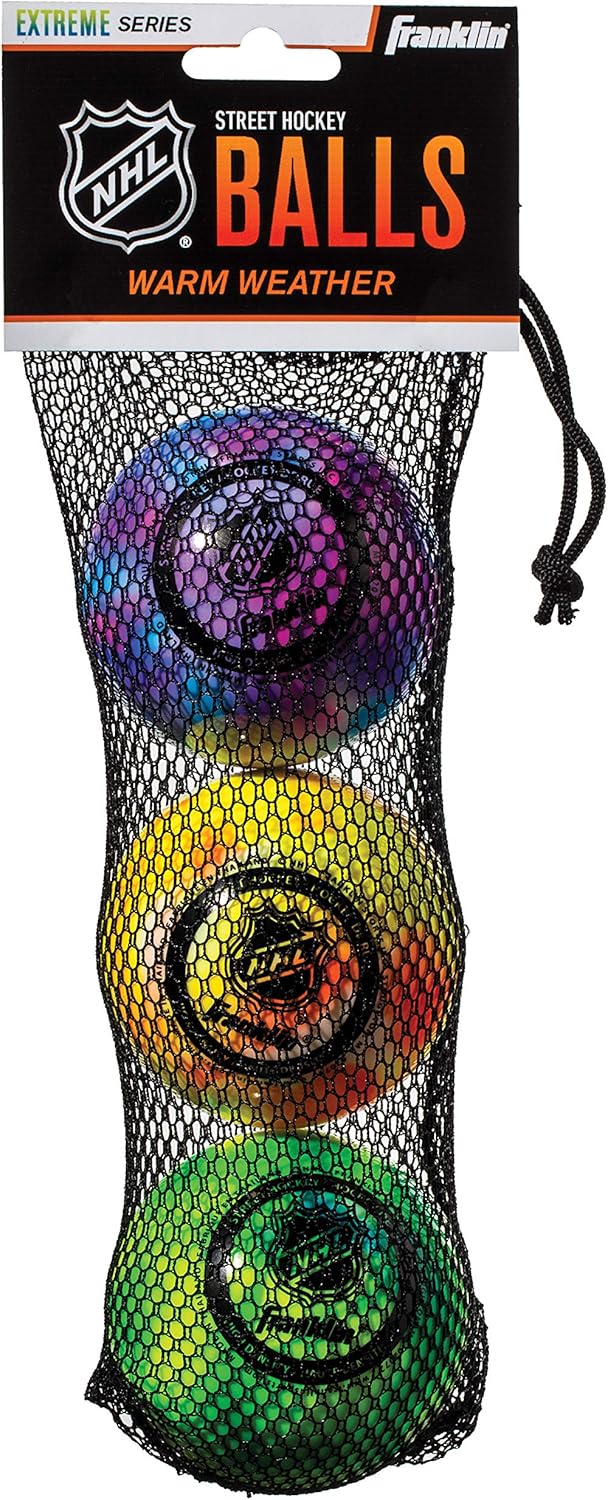 Official Size No-Bounce Street Hockey Balls