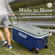 Insulated Rolling Hard Cooler with Wheels