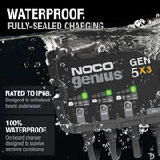 3-Bank 15A Onboard Marine Battery Charger