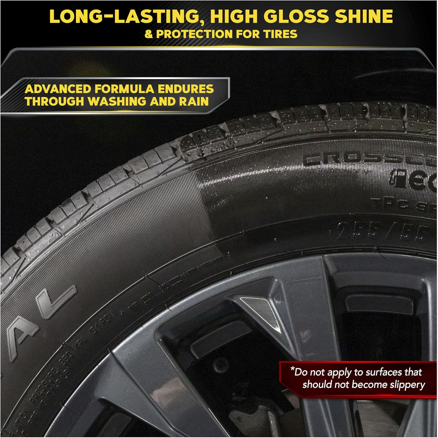 Meguiar’s Endurance Tire Gel – Long-Lasting Tire Shine, 16 Oz