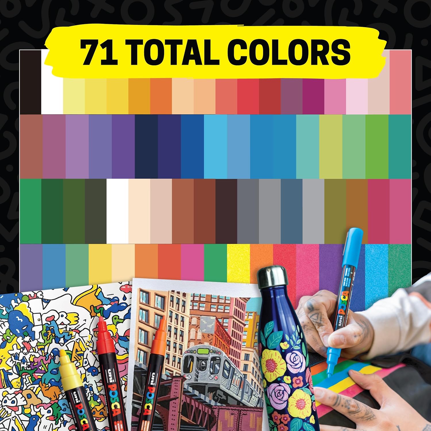 Fine Acrylic Paint Marker Set
