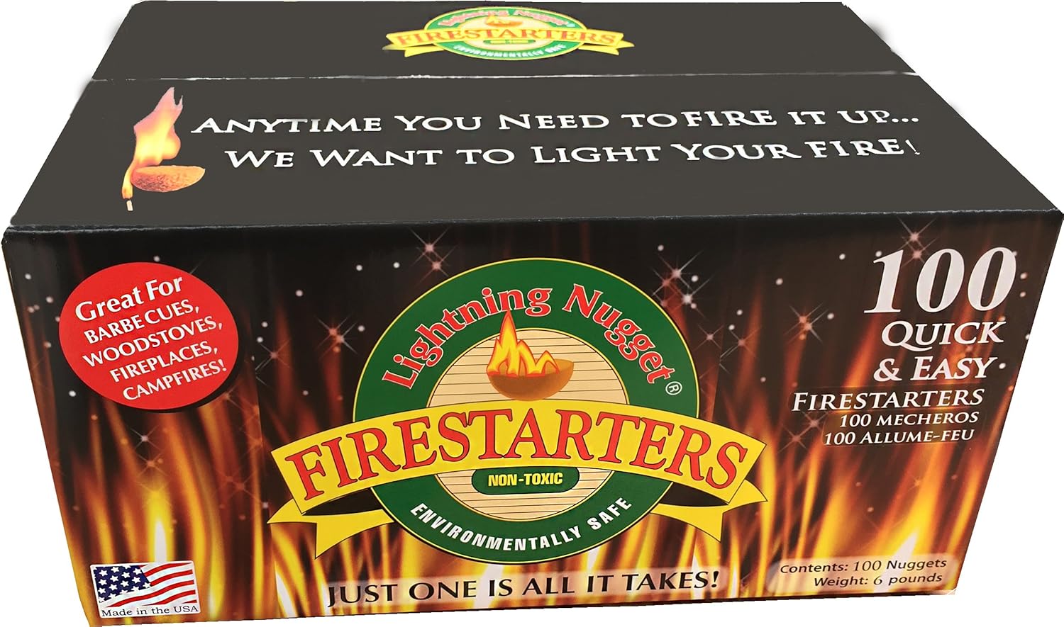 Fire Starter Nuggets – 100 Count