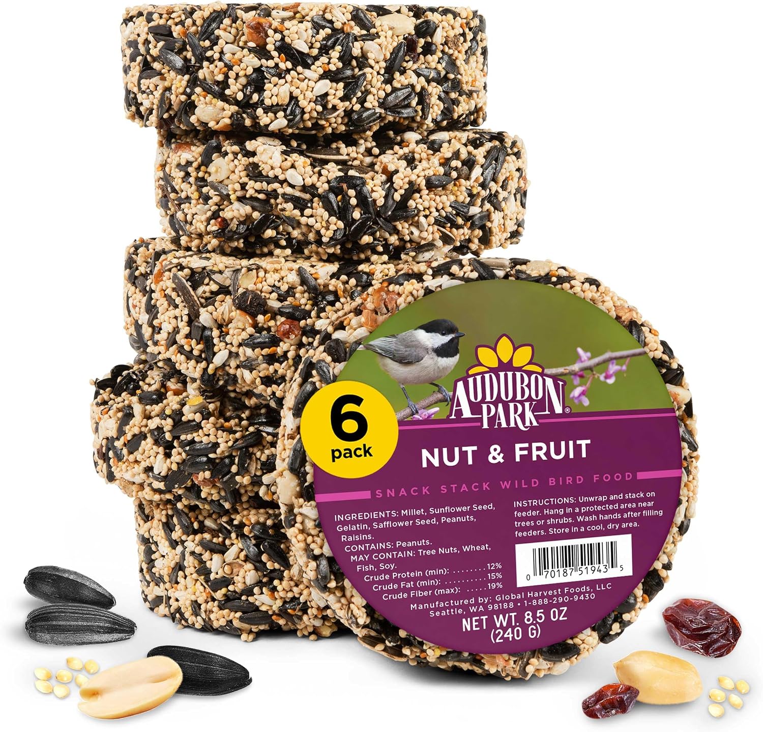 Nut & Fruit Seed Cakes