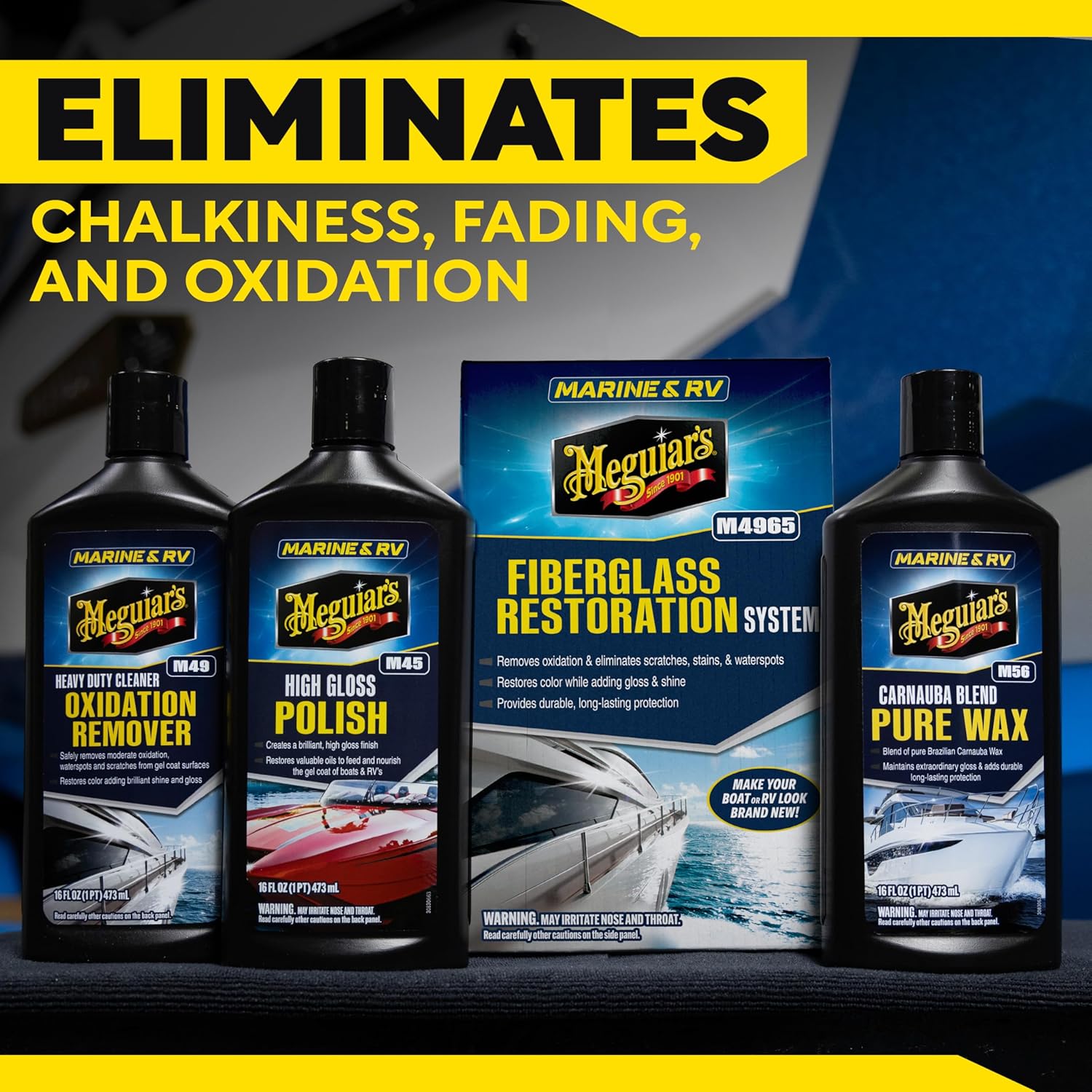 3-Step Marine & RV Fiberglass Restoration Kit