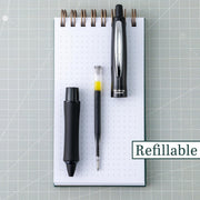 Full Black Ergonomic Ballpoint Pen