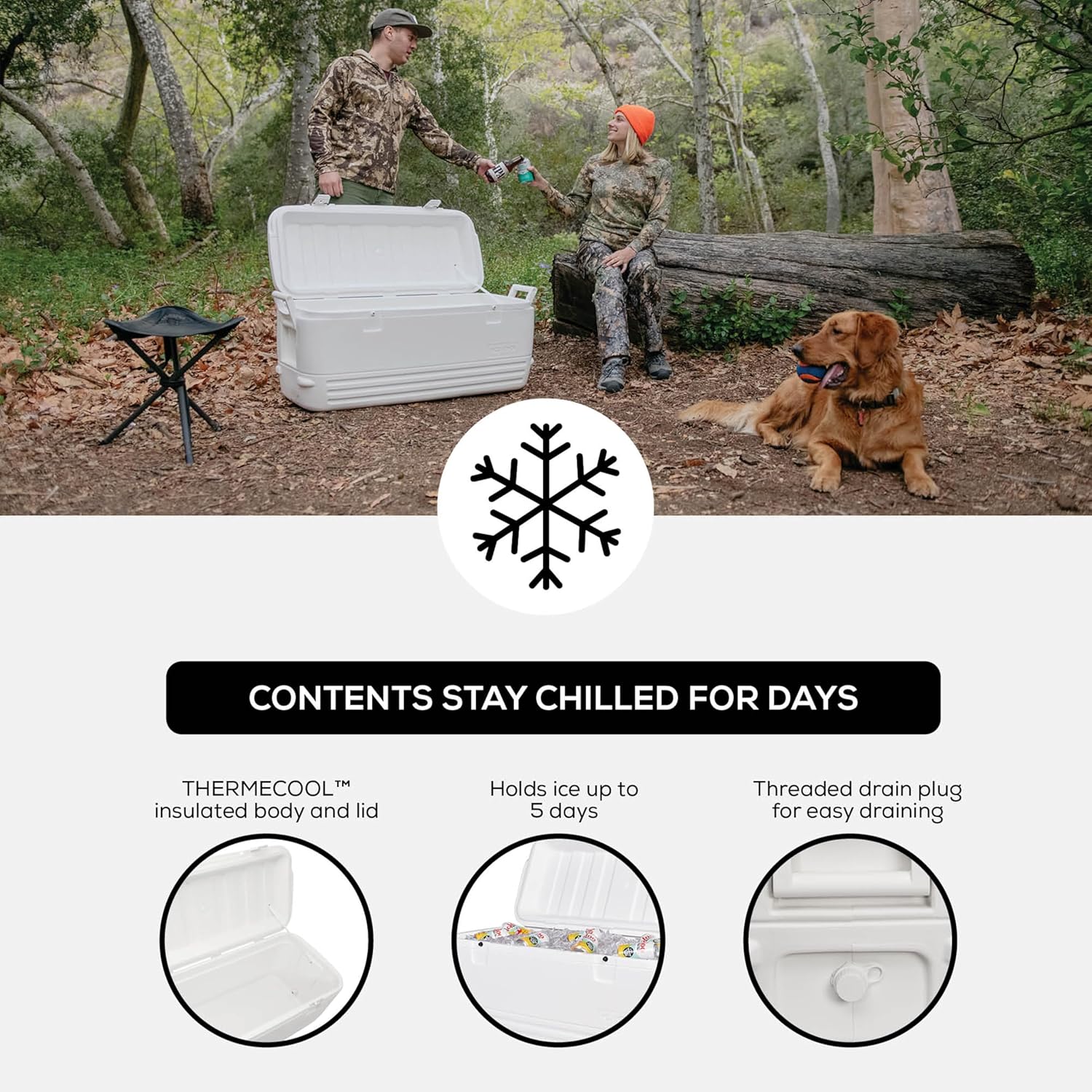 Heavy-Duty Insulated Hard Cooler