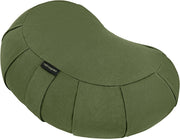 Crescent Meditation Cushion with Buckwheat Hull Fill