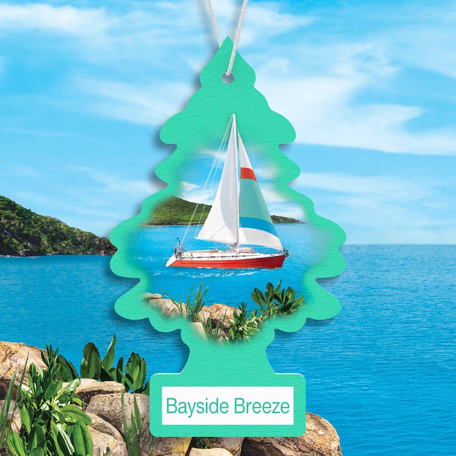 Hanging Car Air Fresheners – Bayside Breeze, 24 Pack
