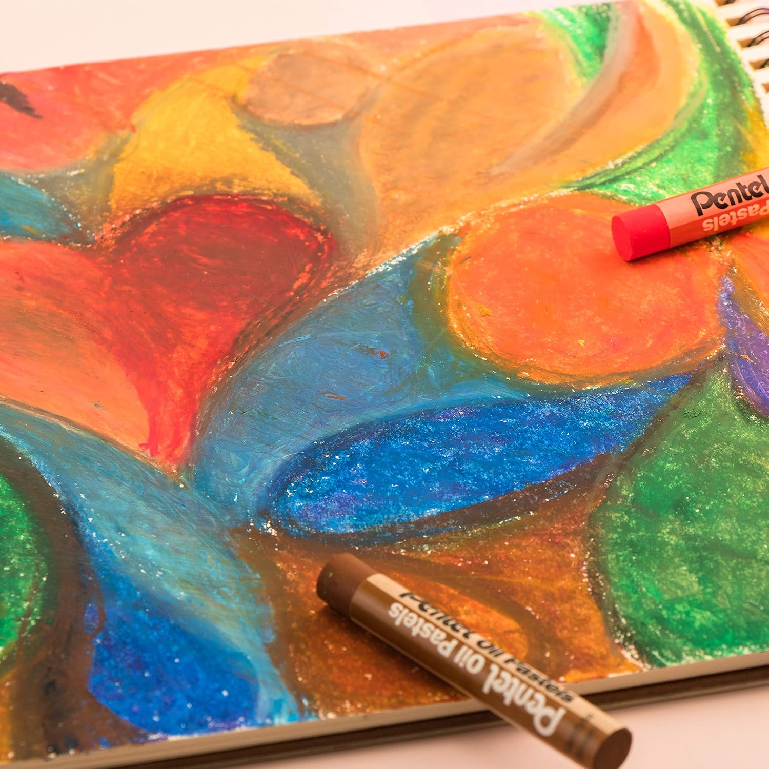 50-Color Oil Pastel Art Set