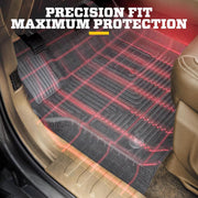 Husky Liners Weatherbeater Floor Mats – Front & 2nd Row, 3-Piece Set