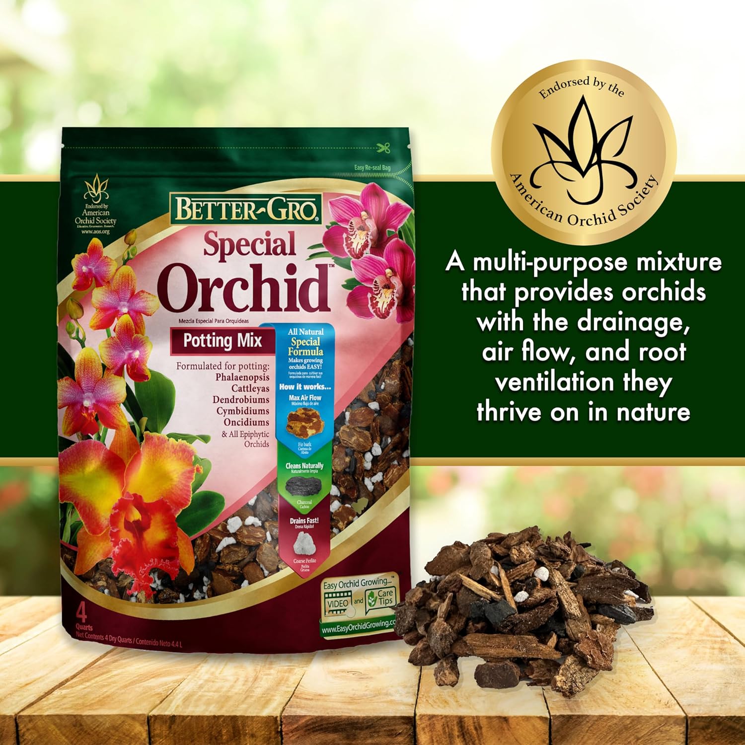 Premium Orchid Bark Mix