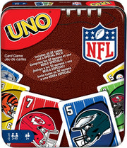 Mattel Games UNO NFL Card Game with Storage Tin