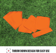 Throw Down Baseball Base Set with Home Plate & Pitcher's Rubber