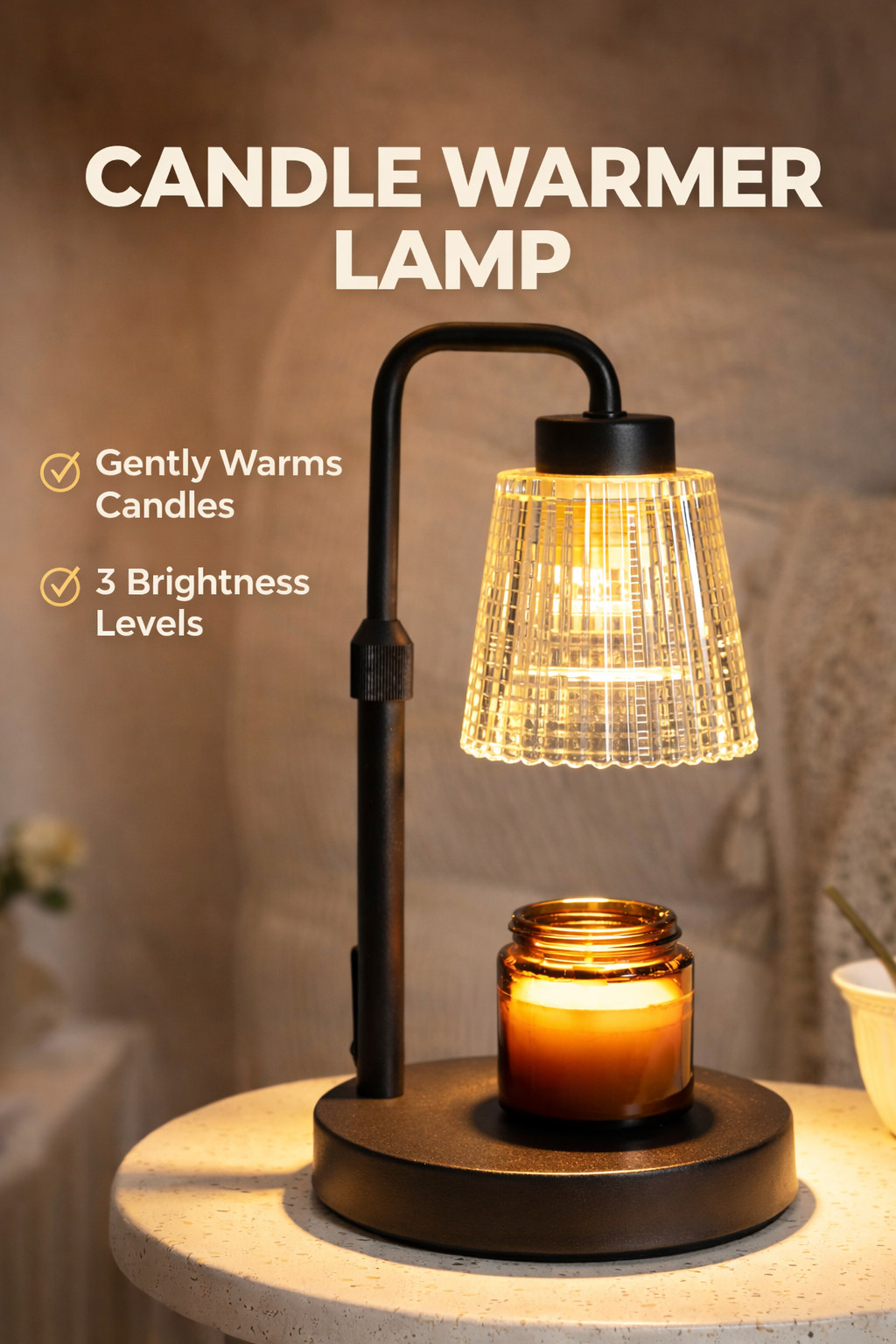 Adjustable Candle Warmer Lamp Timer