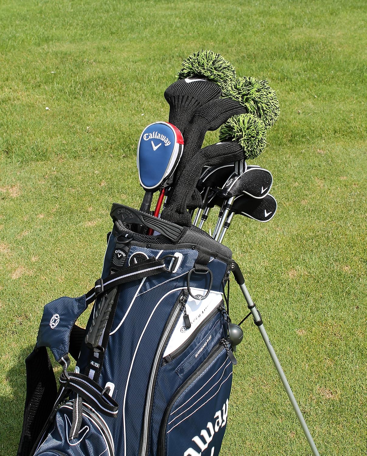 Telescopic Golf Ball Retriever with Headcover