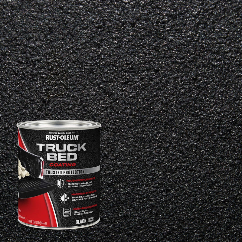 Black Protective Truck Bed Coating – 1 Quart
