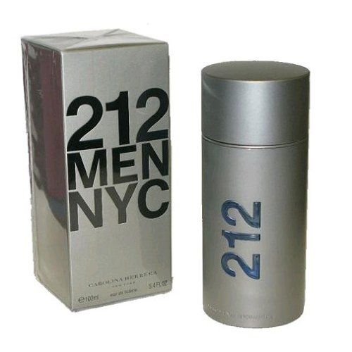 Carolina Herrera 212 Men Eau de Toilette 100ml sealed vintage 1999 silver bottle for men