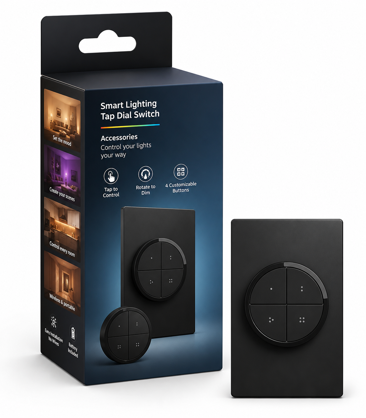 Smart Wireless Dial Light Switch