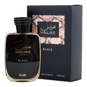 Rasasi Hawas Black Eau de Parfum 100ml black bottle for men
