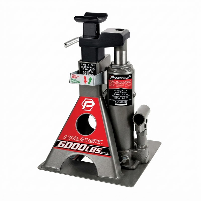 3-Ton All-in-One Hydraulic Bottle Jack & Vehicle Stand