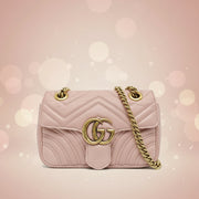 Gucci GG Marmont Small Shoulder Bag — Matelassé Leather
