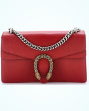 Gucci Dionysus Small Shoulder Bag — Black Leather