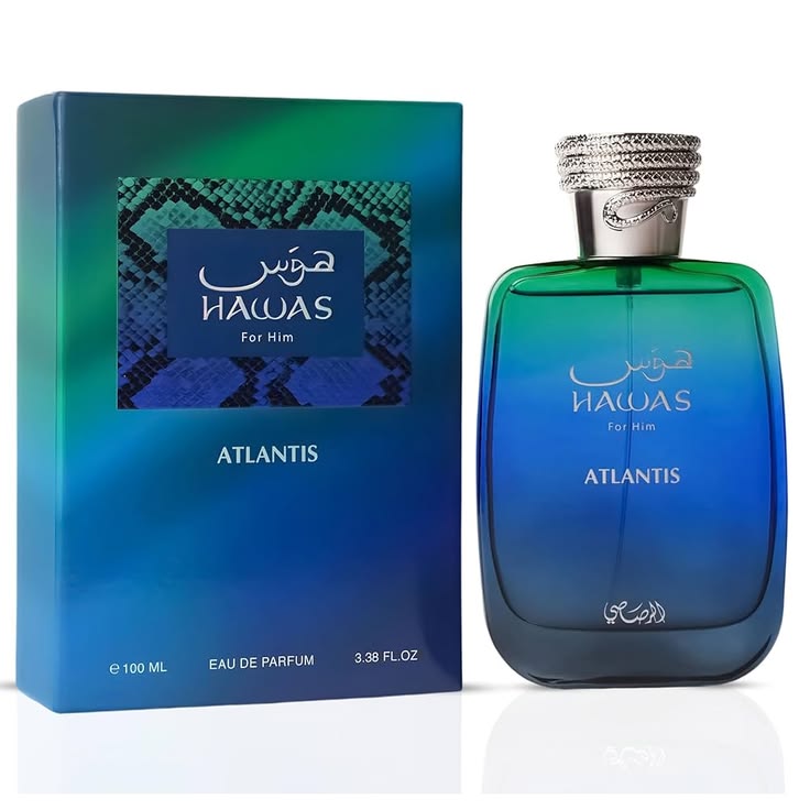 Rasasi Hawas Atlantis Eau de Parfum 100ml bottle