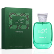 Rasasi Hawas Tropical Eau de Parfum 100ml green bottle for men