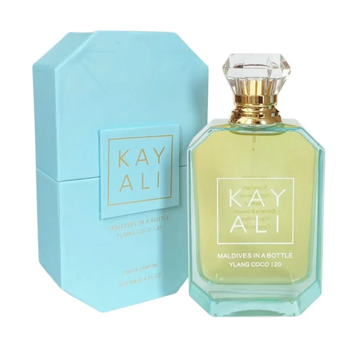 Kayali Maldives in a Bottle Ylang Coco 20 Eau de Parfum 50ml bottle